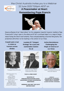 A Peacemaker at Heart:  Remembering Pope Francis @ Online